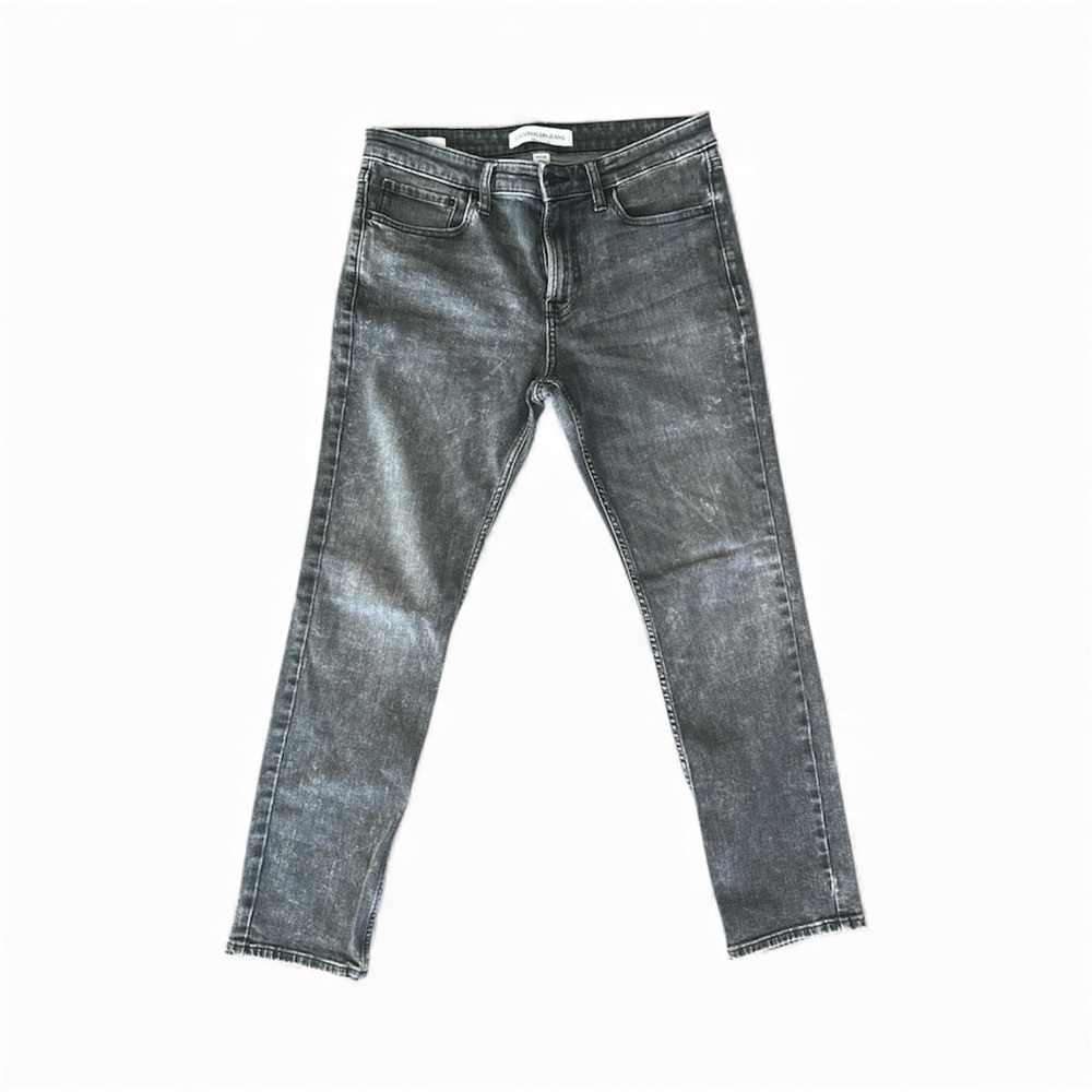 Calvin Klein Jeans Men's Charcoal Skinny Jeans